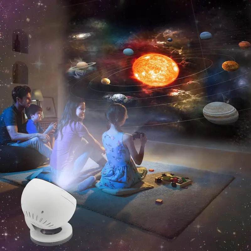 Proyector de Galaxia Stars & Go HD - 13 Discos de Proyección con Rotación 360°