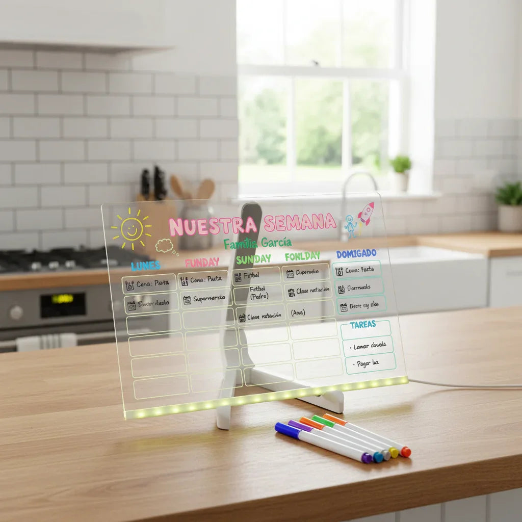 Pizarra con luz LED 20x30
