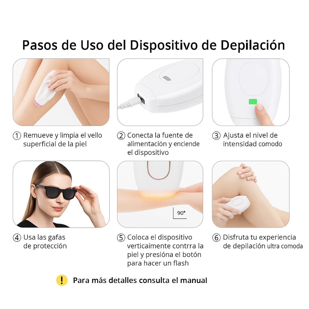 Depiladora IPL Láser – Start & Go