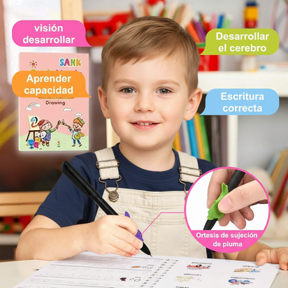 Cuaderno mágico de escritura para Niños 4und