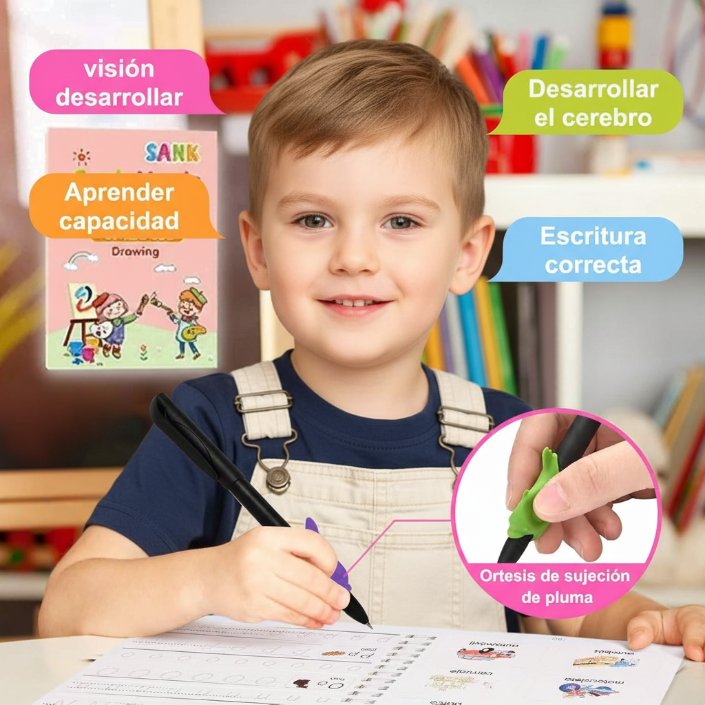 Cuaderno mágico de escritura para Niños 4und
