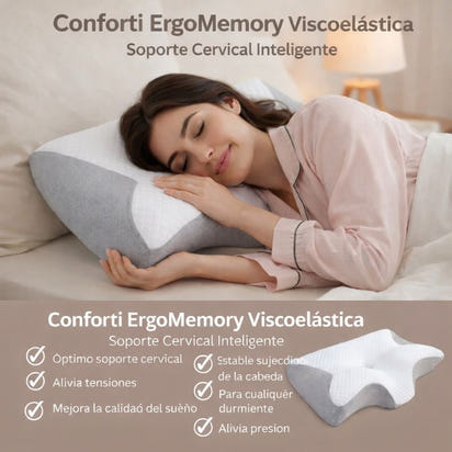 Conforti ErgoMemory Viscoelástica - Soporte Cervical Inteligente
