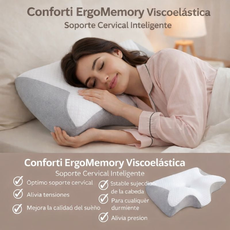 Conforti ErgoMemory Viscoelástica - Soporte Cervical Inteligente