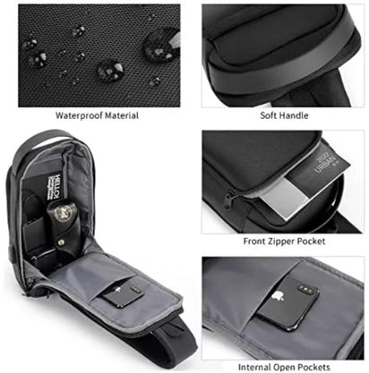 Bolso cruzado antirrobo negro - additional image 7