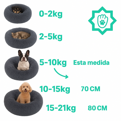 Cama Antiestrés para Mascotas Comfort Plus
