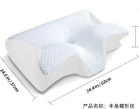 New Cross border Amazon Bull Horn Butterfly Pillow Neck Pillow Sleep Pillow Slow Rebound Memory Pillow Neck Pillow Core