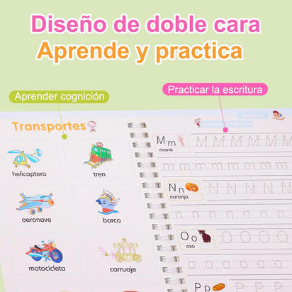 Cuaderno mágico de escritura para Niños 4und