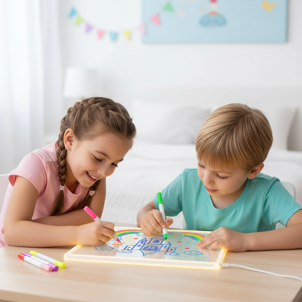 Pizarra con luz LED 20x30