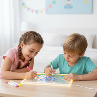 Pizarra con luz LED 20x30