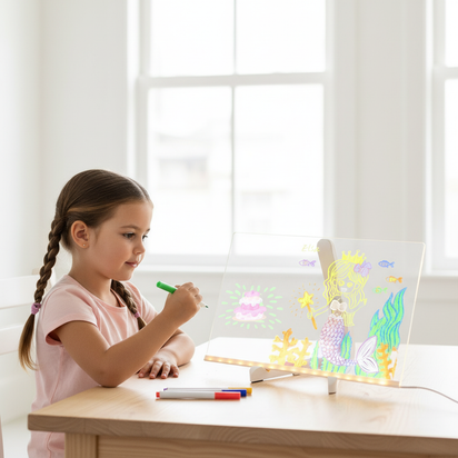 Pizarra con luz LED 20x30