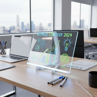 Pizarra con luz LED 20x30