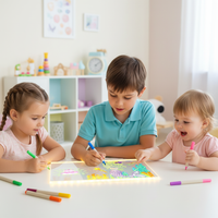 Pizarra con luz LED 20x30