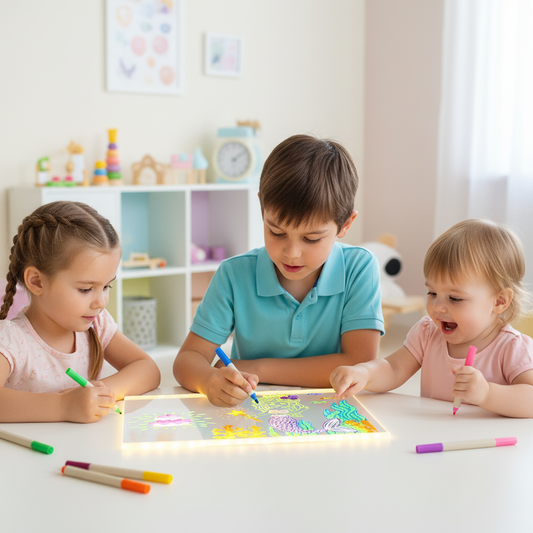 Pizarra con luz LED 20x30